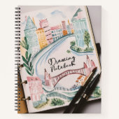 Spiral Sketchbook Notebook - für Studenten Notizblock (Vorderseite)