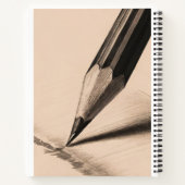 Spiral Sketchbook Notebook - für Studenten Notizblock (Rückseite)