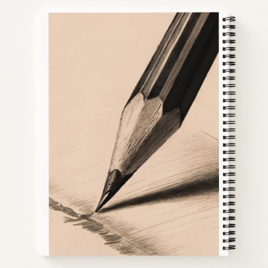 Spiral Sketchbook Notebook - für Studenten Notizblock (Rückseite)