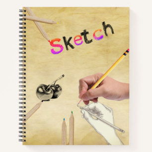 Spiral Sketchbook Notebook Notizblock