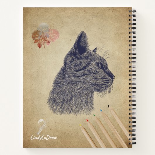 Spiral Sketchbook Notebook Notizblock (Rückseite)