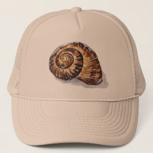 Spiral Snail Muschel Truckerkappe