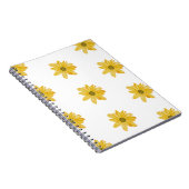 Spiral-Sonnenblumen-Notebook Notizblock (Rechte Seite)