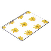 Spiral-Sonnenblumen-Notebook Notizblock (Linke Seite)