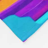 Spiral Splash Farben Kunst und Kultur Fleecedecke (Ecke)