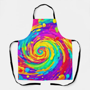 Spiral Splash Farben Kunst und Kultur Schürze