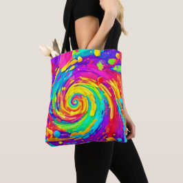 Spiral Splash Farben Kunst und Kultur Tasche