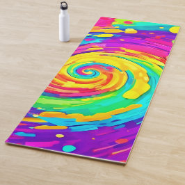 Spiral Splash Farben Kunst und Kultur Yogamatte