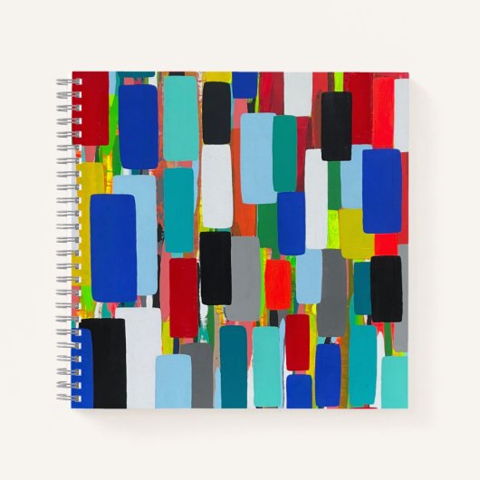 Spiral Square Notebook Notizblock (Vorderseite)