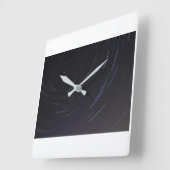 Spiral Star Square Wall Uhr (Winkel)