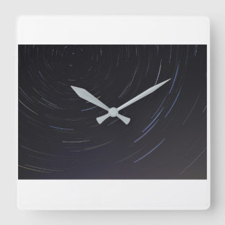 Spiral-Stern-Quadrat-Wanduhr Quadratische Wanduhr