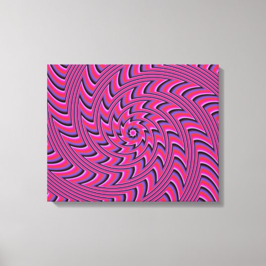 Spiral Stretched Canvas Print Leinwanddruck (Vorderseite)