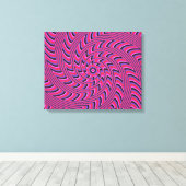Spiral Stretched Canvas Print Leinwanddruck (Insitu (Holzboden))