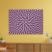 Spiral Stretched Leinwand (Insitu (Wohnzimmer))