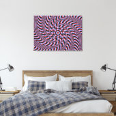 Spiral Stretched Leinwand (Insitu (Schlafzimmer))