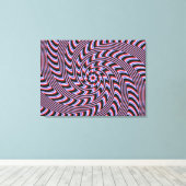 Spiral Stretched Leinwand (Insitu (Holzboden))
