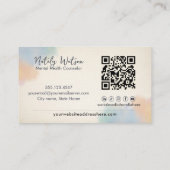 Spiral to Butterfly | Wellness & Coaching Visitenkarte (Rückseite)