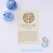 Spiral Tree of life - Yggdrasil Flyer (Einzeln)