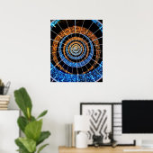Spiral-Twinkle-Lichter-Plakat – Wandkunst Poster (Heimbüro)