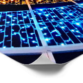 Spiral Twinkle Lights Poster – Wall Art (Ecke)