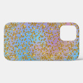 Spiral und Gold Glitzer Confetti Case-Mate iPhone Hülle (Rückseite (Horizontal))
