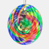 Spiral Vibes Gefärbte Krawatte Weihnachtsschmuck (Links)