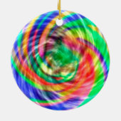 Spiral Vibes Gefärbte Krawatte Weihnachtsschmuck (Hinten)