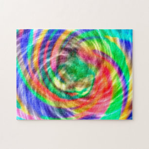Spiral Vibes Tie Dye Puzzle