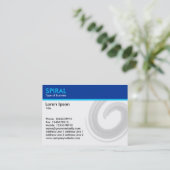 Spiral Visitenkarte (Stehend Vorderseite)
