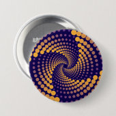 Spiral-Vortex-Muster Button (Vorne & Hinten)
