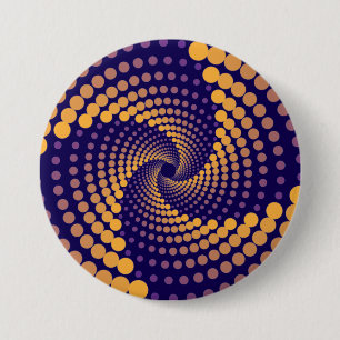 Spiral-Vortex-Muster Button
