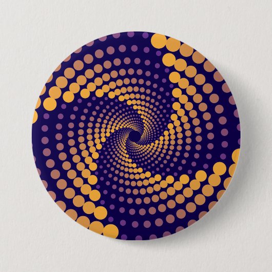 Spiral-Vortex-Muster Button (Vorderseite)