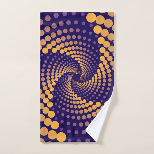 Spiral-Vortex-Muster Handtuch (Handtuch)