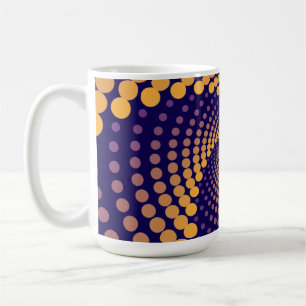 Spiral-Vortex-Muster Kaffeetasse
