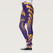 Spiral-Vortex-Muster Leggings (Links)