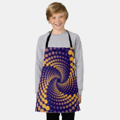 Spiral-Vortex-Muster Schürze (Getragen)