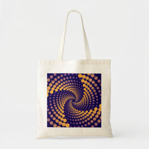 Spiral-Vortex-Muster Tragetasche