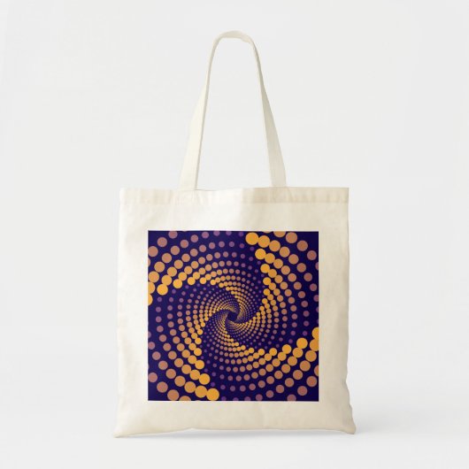 Spiral-Vortex-Muster Tragetasche (Vorne)