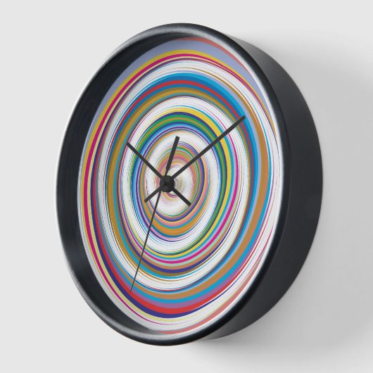 Spiral Vortex Round Wall Uhr (Winkel)