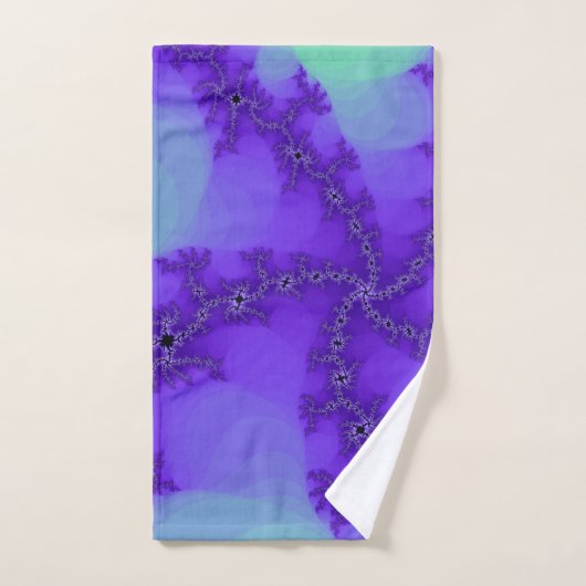 Spiral Waves Fraktal Badehandtuch Set (Handtuch)