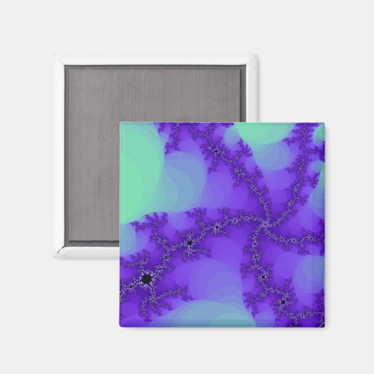 Spiral Waves Fraktal Magnet (Vorderseite/Rückseite)