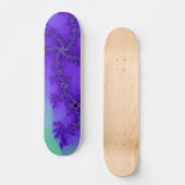 Spiral Waves Fraktal Skateboard Deck (Vorderseite)