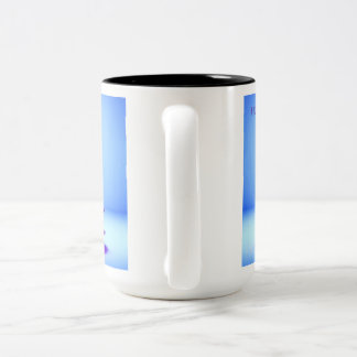 Spiral-Weihnachtsfreude-Tasse Zweifarbige Tasse