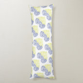 Spiral Wirbel mehandi Herz Ukrainische Flaggenfarb Seitenschläferkissen (Rückseite (Vertikal))