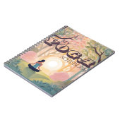 Spiral Yoga Foto Notebook Notizblock (Linke Seite)