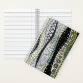 Spiral Zen Waves Notebook Notizblock (Innen)