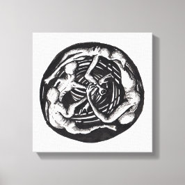 Spiralabstieg Leinwanddruck