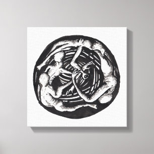 Spiralabstieg Leinwanddruck
