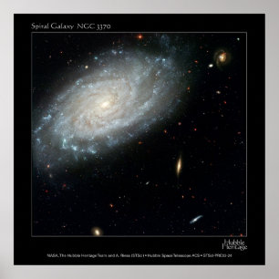 Spiralarm NGC 3370 Poster