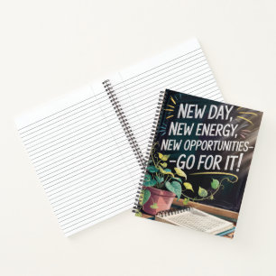 Spiralband-Notebook - Inspirationsgebote Notizblock